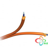 AMP Fiber Optic Cable, Interconnect, 2-Fiber (Zipcord), SM-OS2, 3.0mm, OFNR