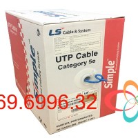 Cáp mạng LS Cat5e UTP (UTP-E-C5G-E1VN-M 0.5X004P/xx)