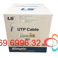 Cáp mạng Cat6 LS vina 4 pair UTP ( UTP-G-C6G-E1VN-M 0.5X004P/xx )